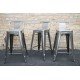 Tolix Short Back Barstool H75cm