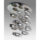Plafonnier design Mercury cluster 