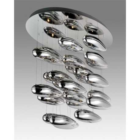 Plafonnier design Mercury cluster 