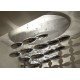 Plafonnier design Mercury cluster 