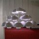 Flowerpot chandelier Verner Panton
