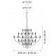 Suspension design chandelier 2097