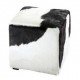 Cowhide Ottoman Cube Stool