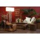 Tuareg design stool in Teak