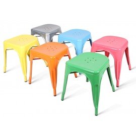 Tabouret design Tolix H45cm Lot de 2