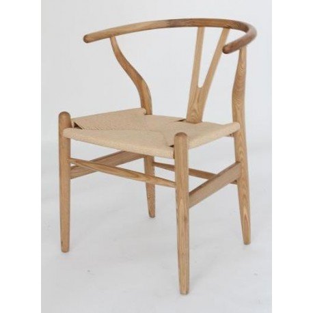 Chaise design Wegner Wishbone CH24 Y en chêne