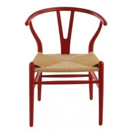 Chaise design Wegner Wishbone CH24 Y en hêtre