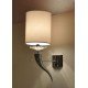 Loving arms wall lamp