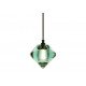 Pressed Glass in color pendant lamp