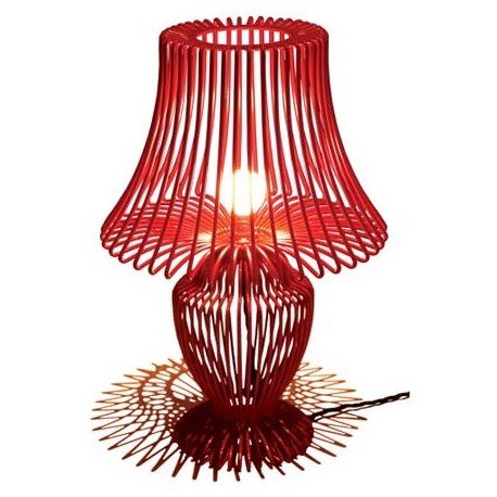Wire table lamp
