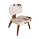 Chaise design style Eames LCW Version Pony