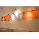 Applique ou plafonnier design Ukiyo rectangle