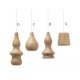 Wood Blub LED pendant lamp