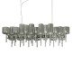 Chandelier design Spillray 26 lumières rectangulaire