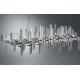 Chandelier design Spillray 26 lumières rectangulaire