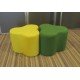 Pouf cushion stool ottoman Trifoglio 