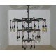 Industrial Iron Pipe Chanderlier 3 tier 30 Bulb 