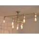 Industrial Iron Pipe pendant lamp 9 bulbs