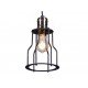 Chandelier design industriel Cage 