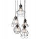Chandelier design industriel Wire Five