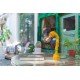 Industrial Iron Pipe table lamp robot with edison bulb 01