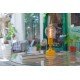 Industrial Iron Pipe table lamp robot with edison bulb 07