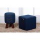 Denim Jeans stool Ottoman