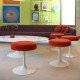 Ottoman stool tulip chair