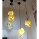 Skull pendant lamp 