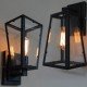 Applique design Loft avec edison bulb