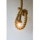 Manila rope flax pendant lamp