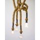 Manila rope flax pendant lamp