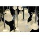 Chandelier Lustre design LED Growing Vases 