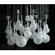 Chandelier Lustre design LED Growing Vases 