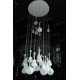 Chandelier Lustre design LED Growing Vases 