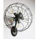 Applique design industriel rétro ventilateur avec ampoule edison