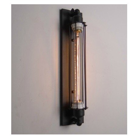 Industrial Vintage Edison 1 tube filament bulb wall lamp