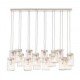 Suspension design Jar bouteille