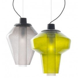 Metal glass pendant lamp
