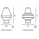 Metal glass pendant lamp