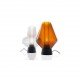 Metal glass table lamp