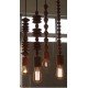 Bright Beads wooden pendant lamp