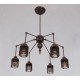 Chandelier design industriel spider