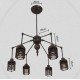Chandelier design industriel spider