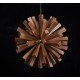 Firework wooden pendant lamp