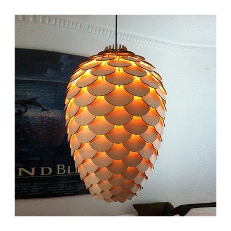 Pinecone pendant lamp