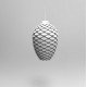 Pinecone pendant lamp