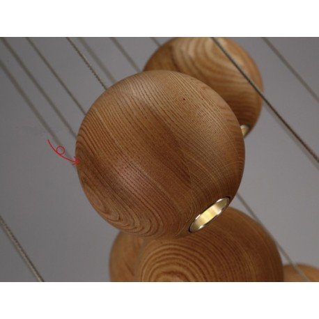 JRV wooden LED pendant lamp