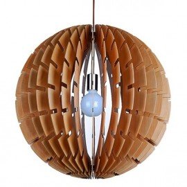 Helios wooden pendant lamp