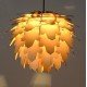 Leaf pinecone pendant lamp